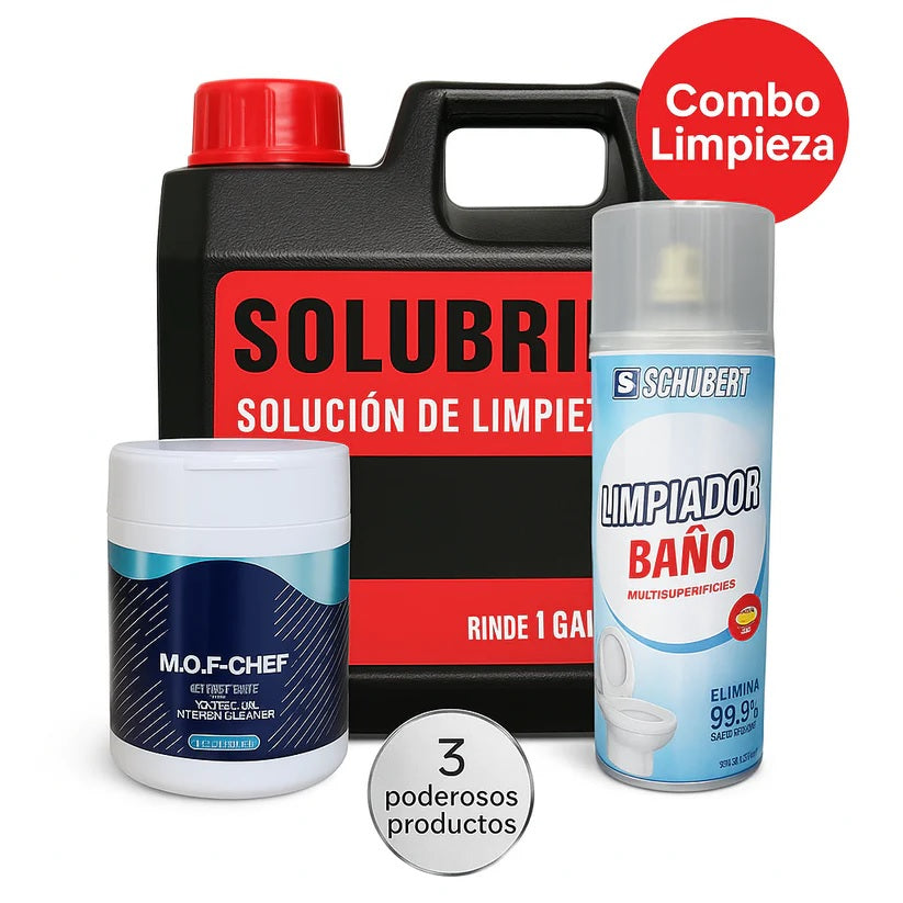 PACK DE LIMPIEZA 3 EN 1 (SOLO POR 48 HORAS)